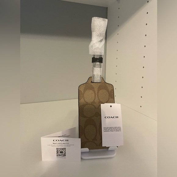 NWT Coach Luggage Tag - Picture 4 of 5